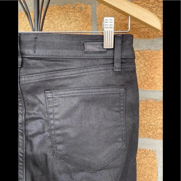 PAIGE  
Edgemont Ultra Skinny Black Silk Wash 26 - Picture 6 of 10